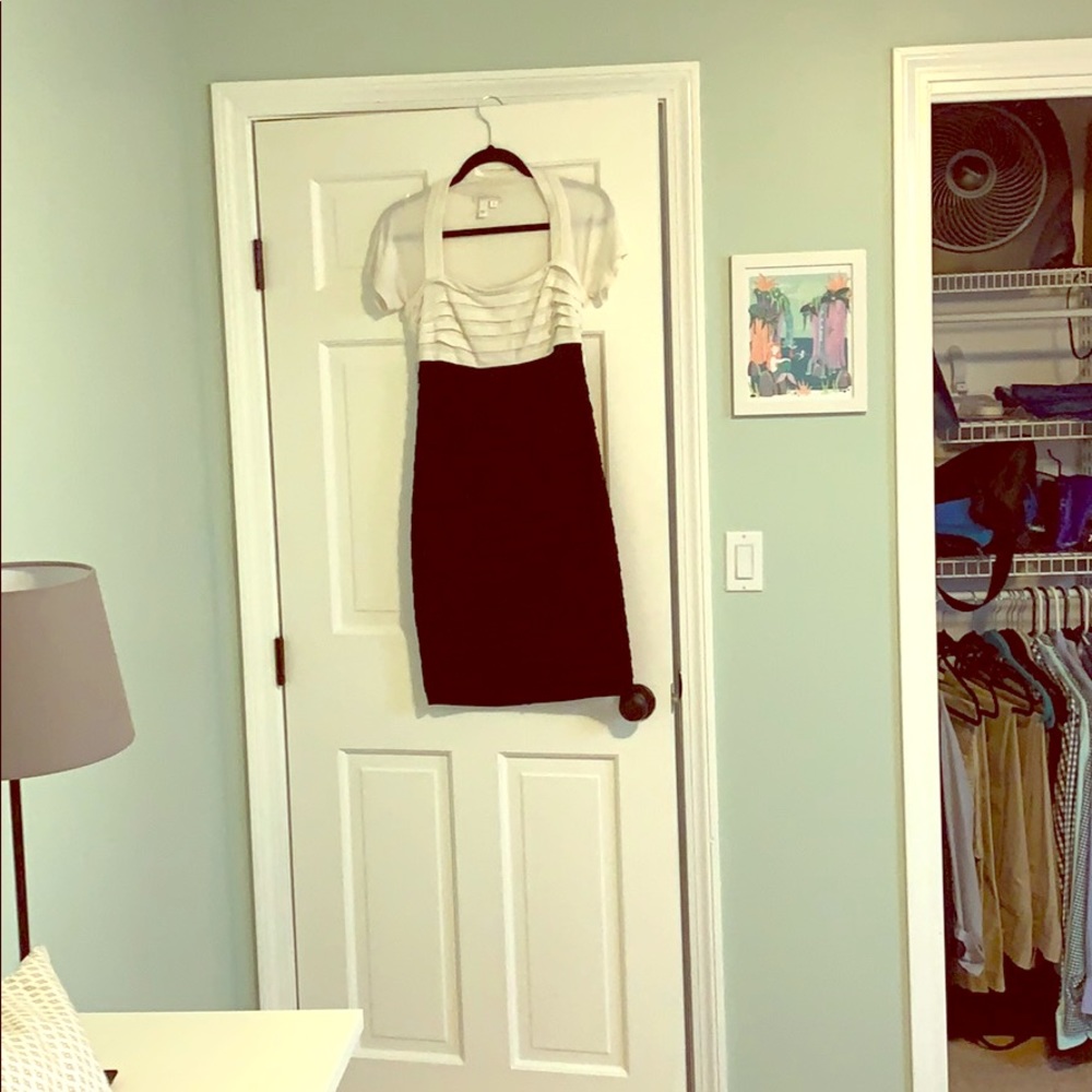 Black and white dress